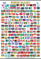 Státní vlajky | XL (100x70 cm), XXL (140x100 cm), A3 (42x30 cm), bez lišt, A4 (30x21 cm), bez lišt